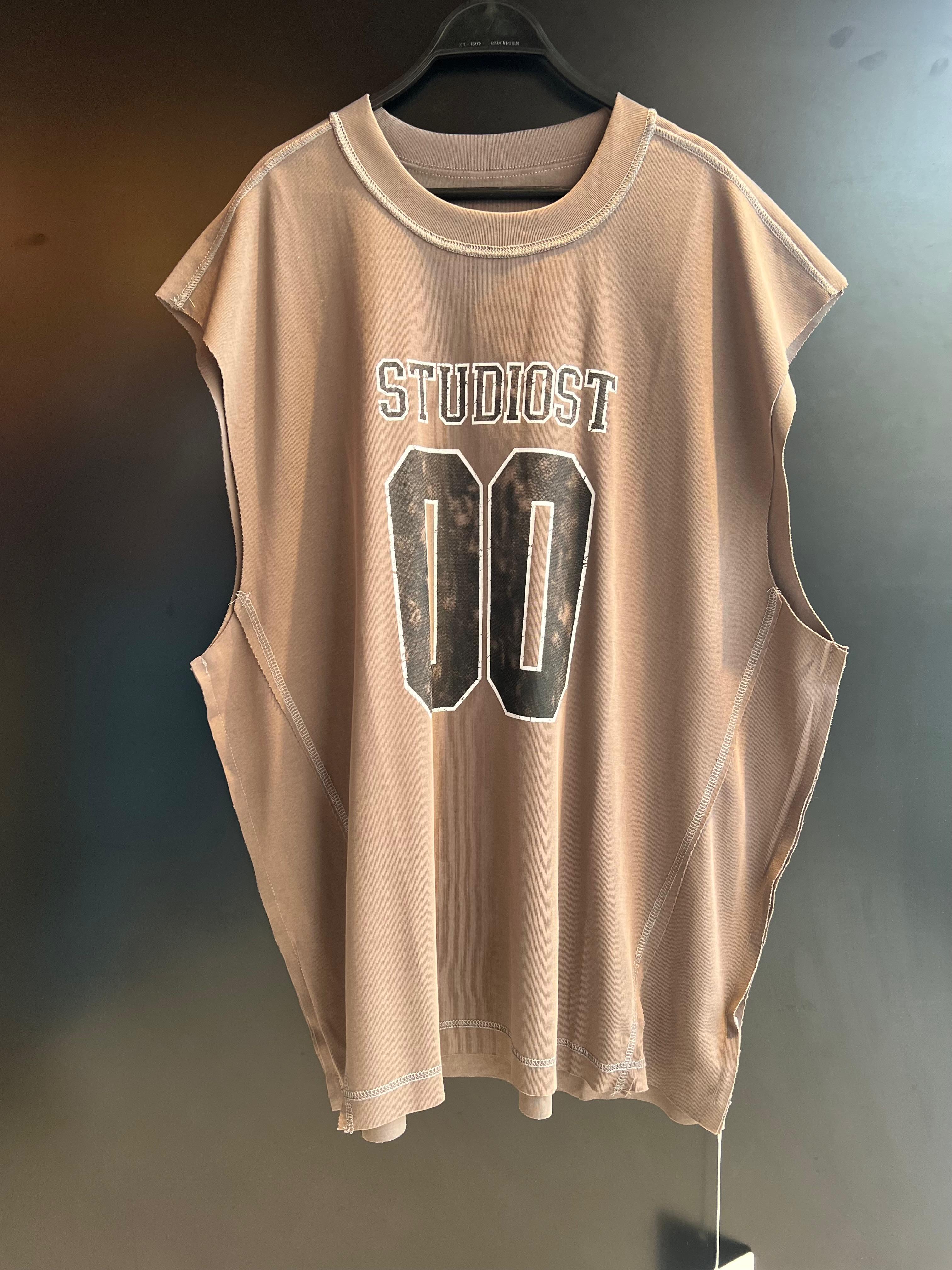 Men's "STUDIOST 00" Washed Sleeveless Tee