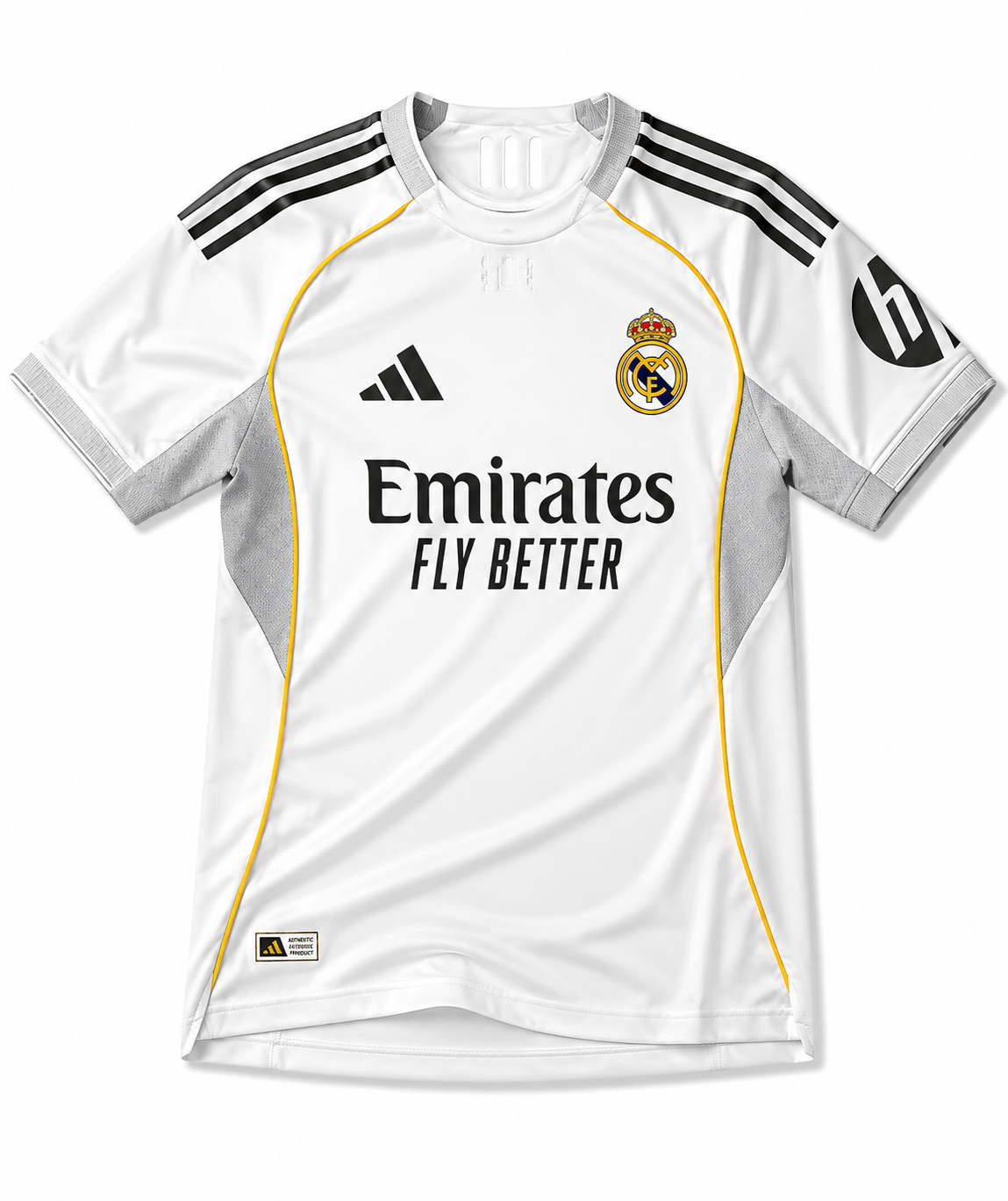 Real Madrid 2025/26 Home Football Jersey – White Match Edition