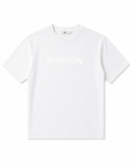 White Embossed Logo T-Shirt – Minimal Street Fit