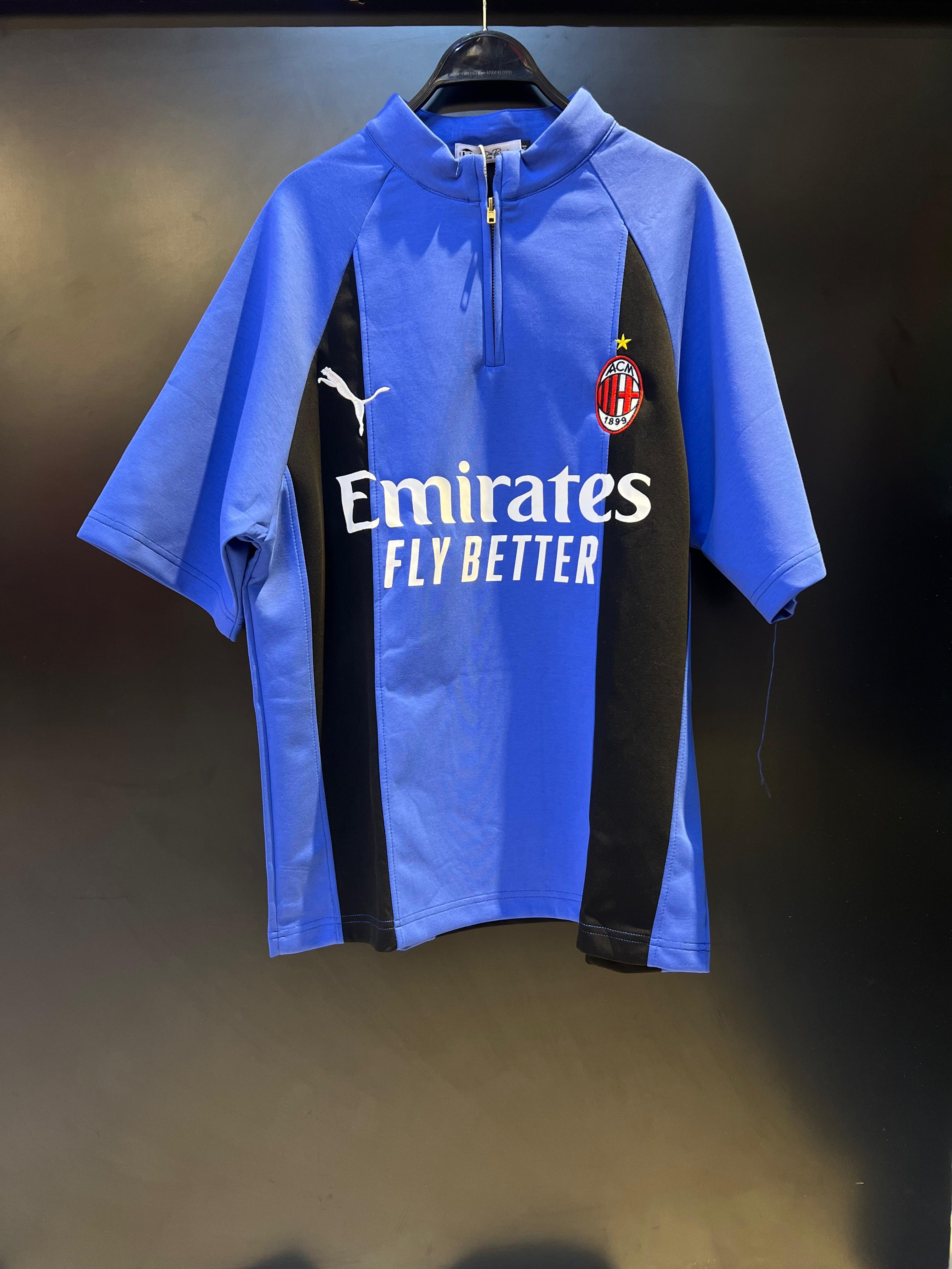 AC Milan x Puma 'Emirates' Oversized Half-Zip Jersey