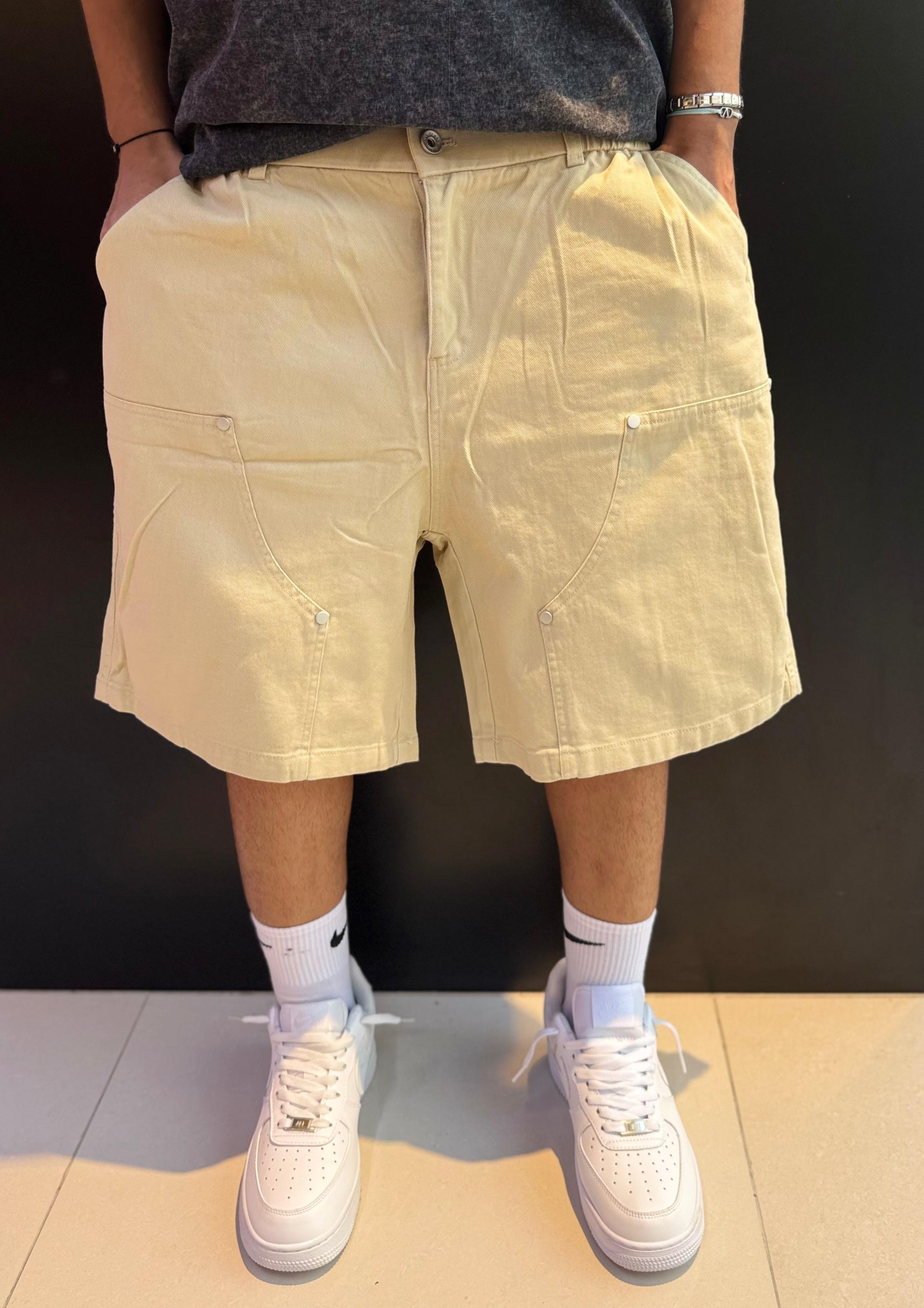 Tan Cargo Shorts