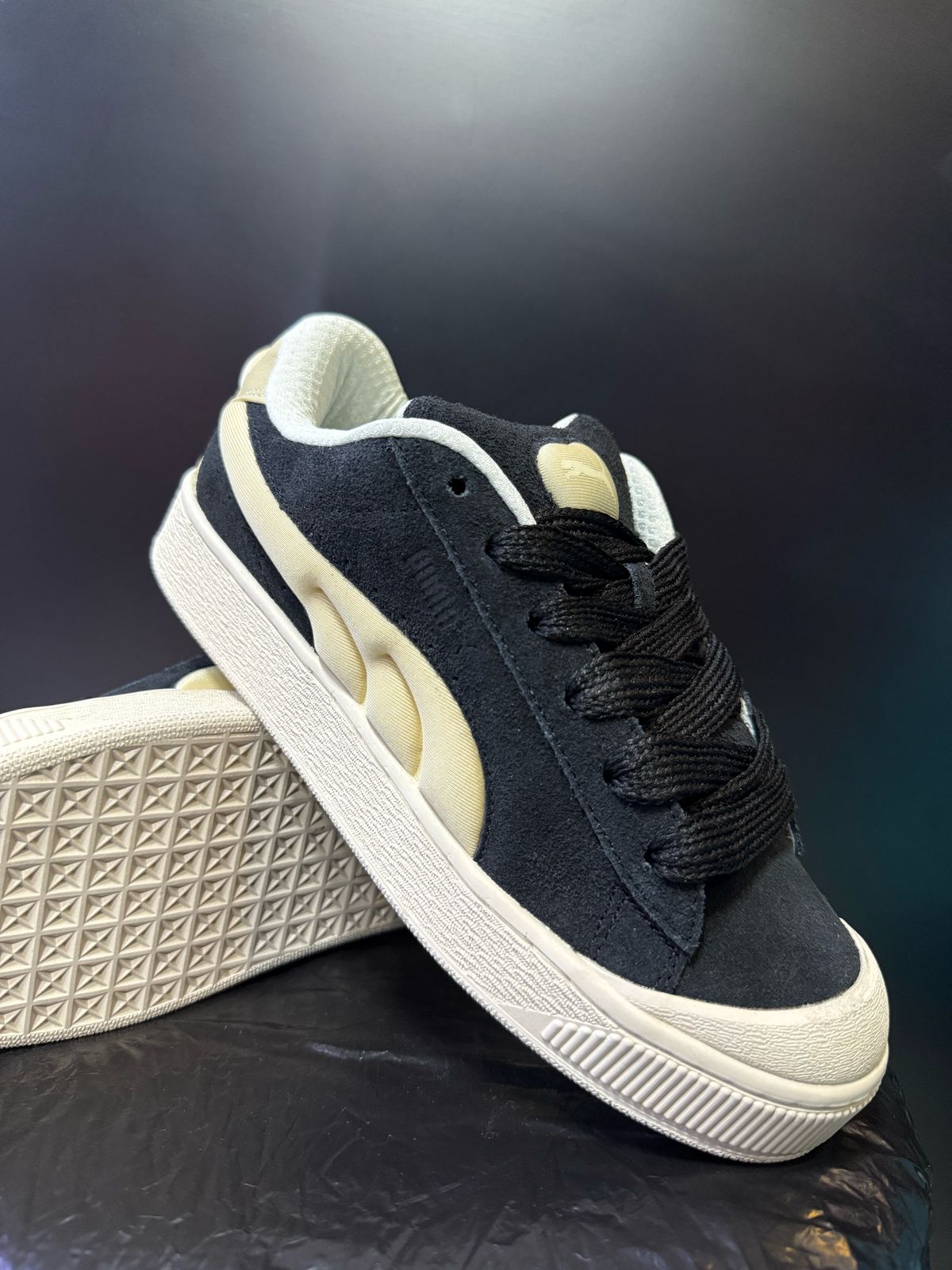 Puma Suede Crush - Black & Cream