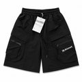 Premium Black Techwear Cargo Shorts – Multi-Pocket Utility Streetwear