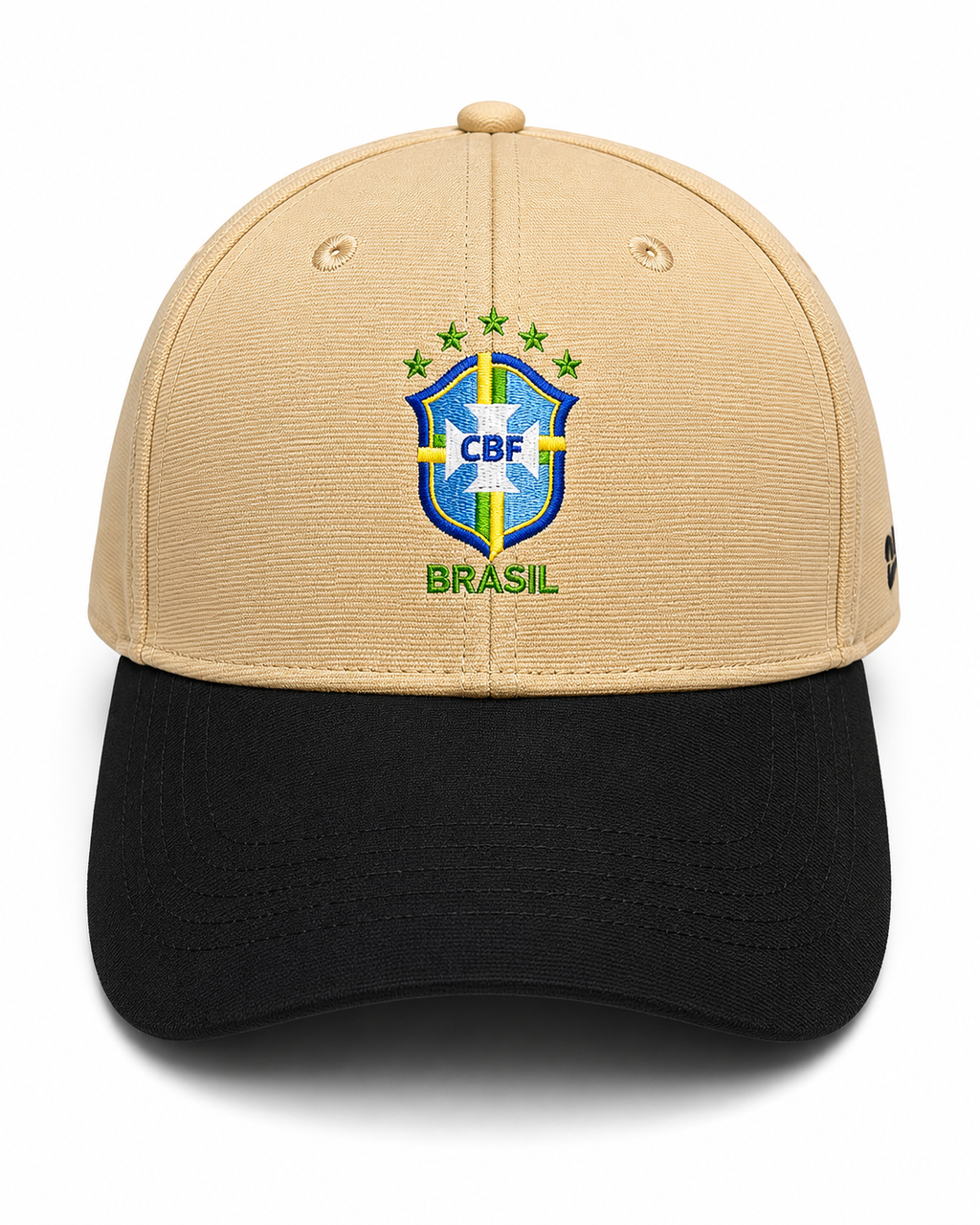 Brazil National Team Beige & Black Snapback Cap