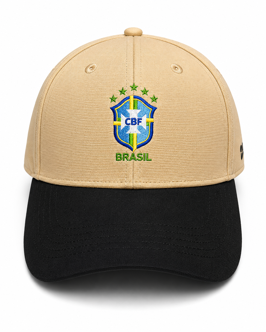 Brazil National Team Beige & Black Snapback Cap