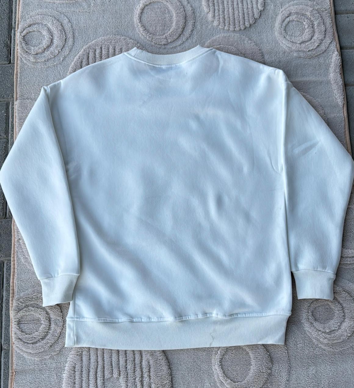 LAST PICK Oversized White/Cream Crewneck Sweatshirt | Cozy Basic