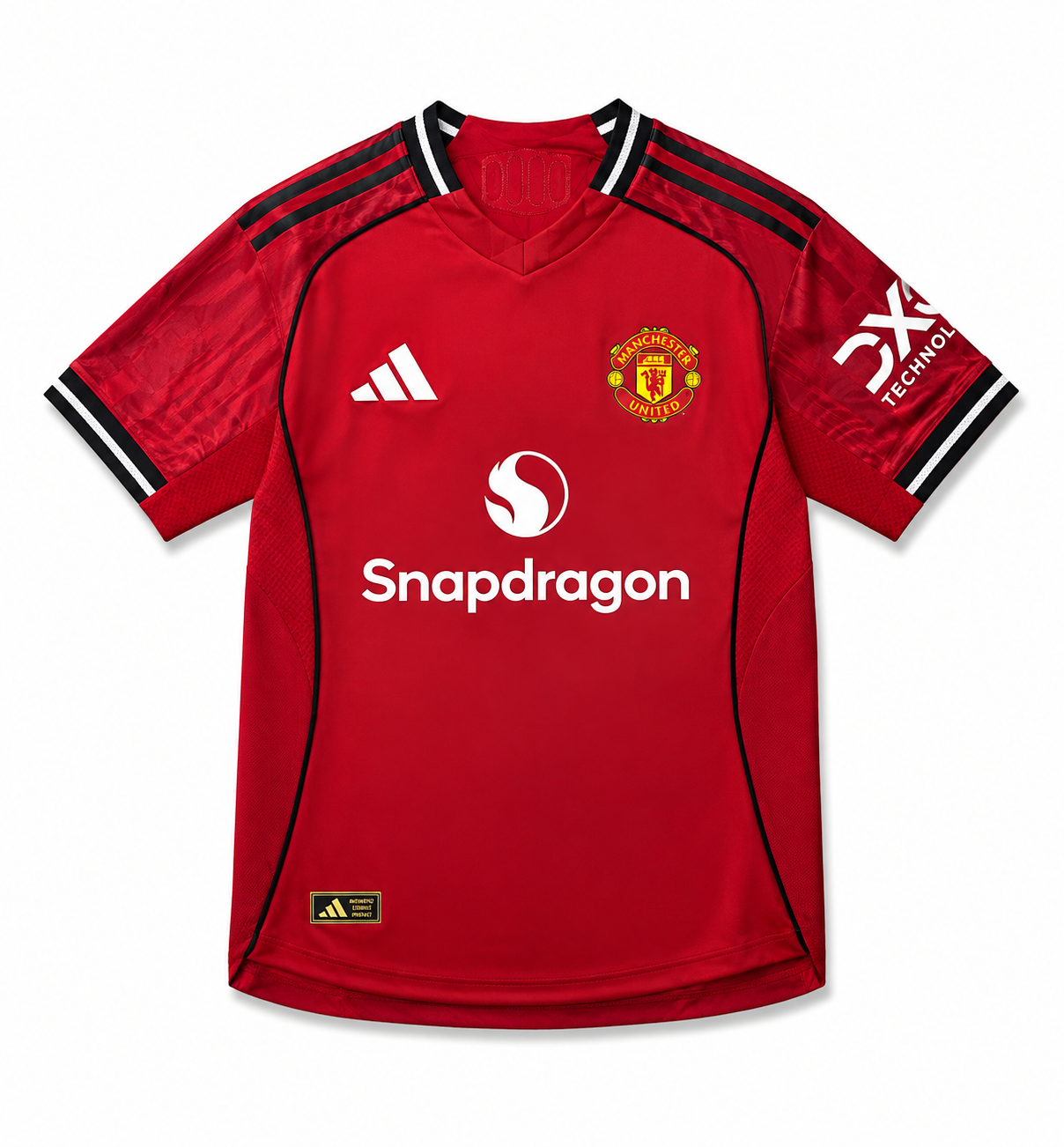 Manchester United 2025/26 Home Football Jersey – Snapdragon Red Match Shirt