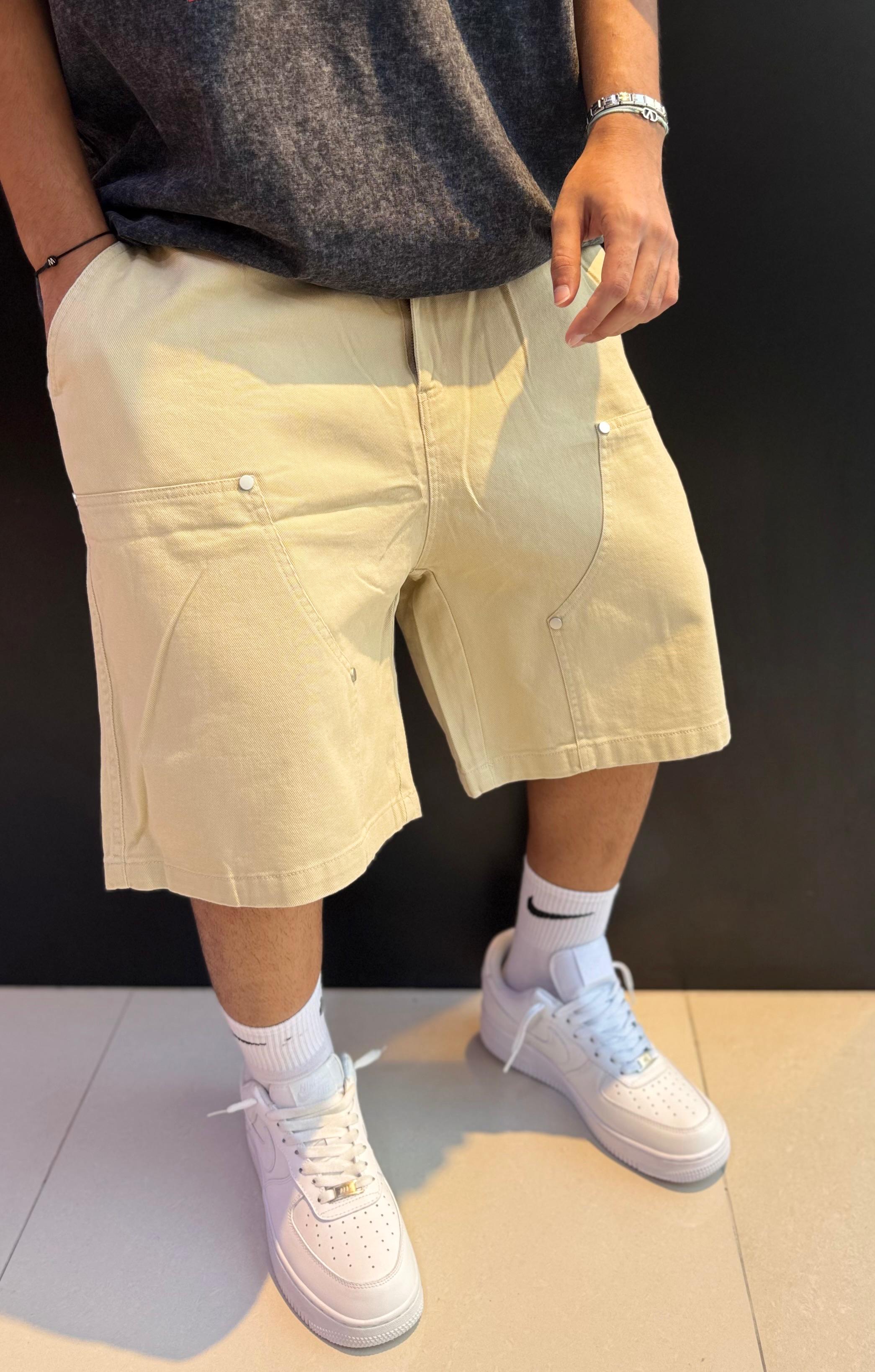 Tan Cargo Shorts