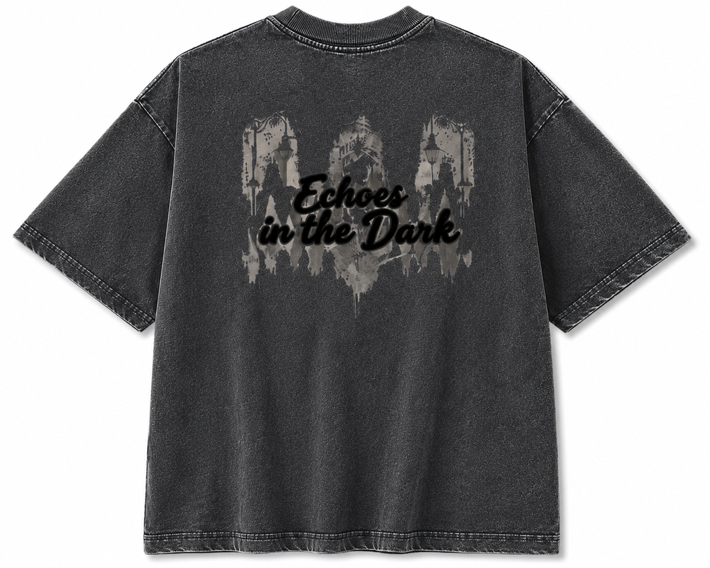 Echoes in the Dark Vintage Wash Oversized T-Shirt