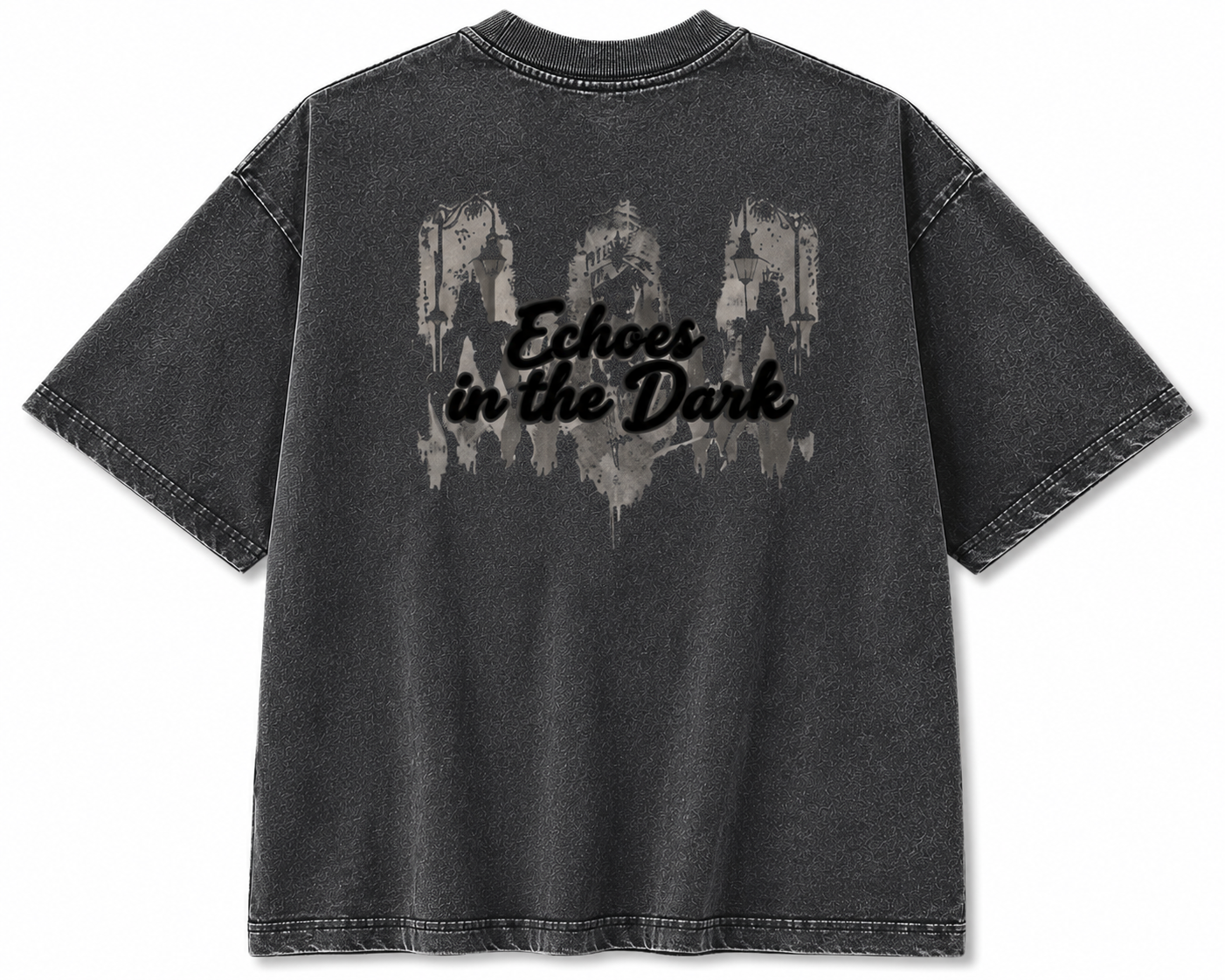 Echoes in the Dark Vintage Wash Oversized T-Shirt