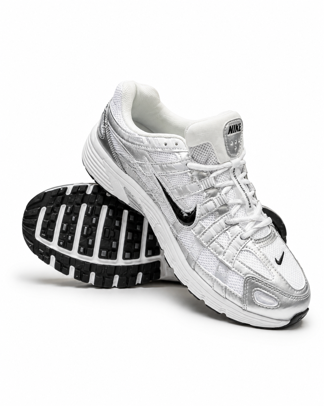 Nike P-6000 Metallic Silver & White Edition