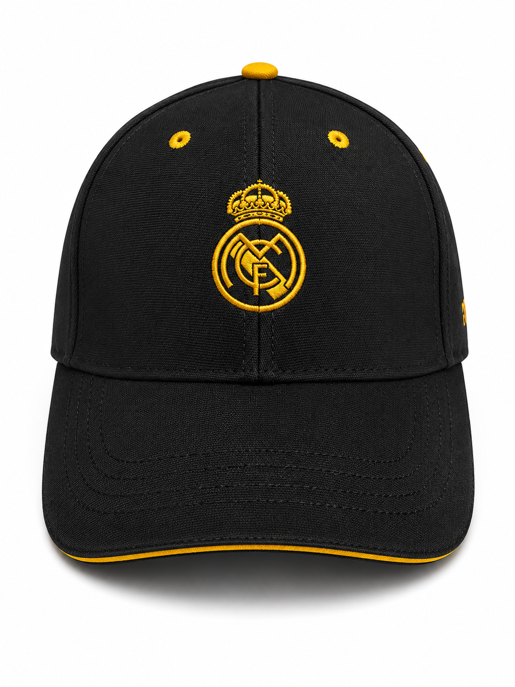 Real Madrid Black & Gold Adjustable Baseball Cap