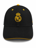 Real Madrid Black & Gold Adjustable Baseball Cap