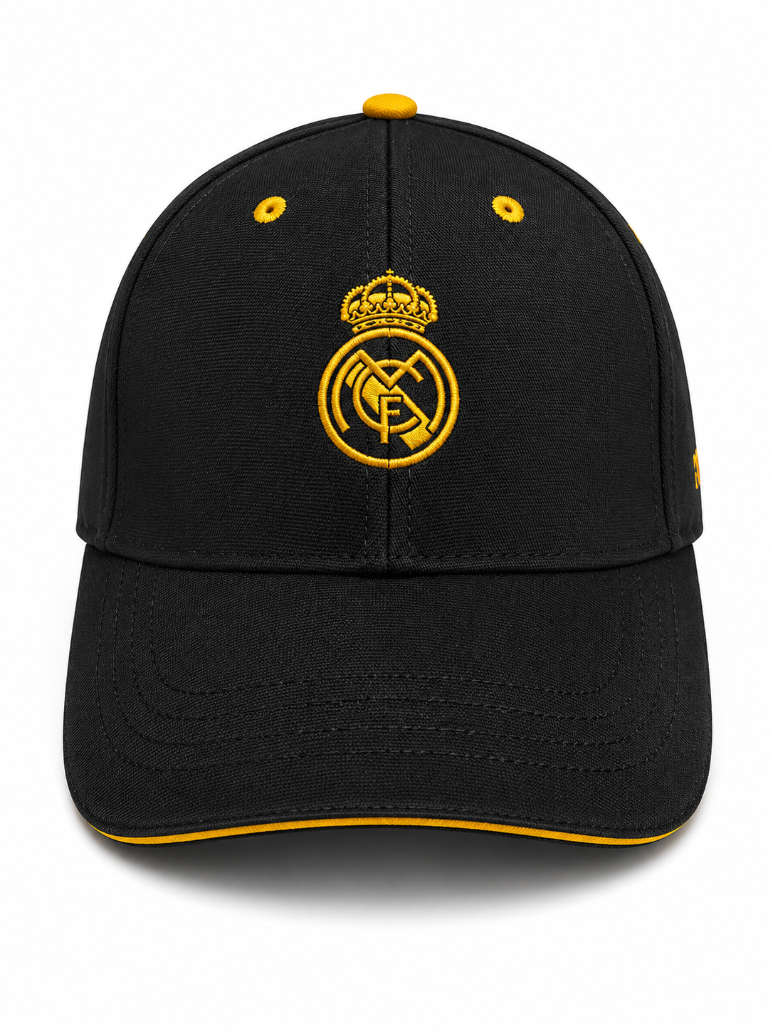 Real Madrid Black & Gold Adjustable Baseball Cap