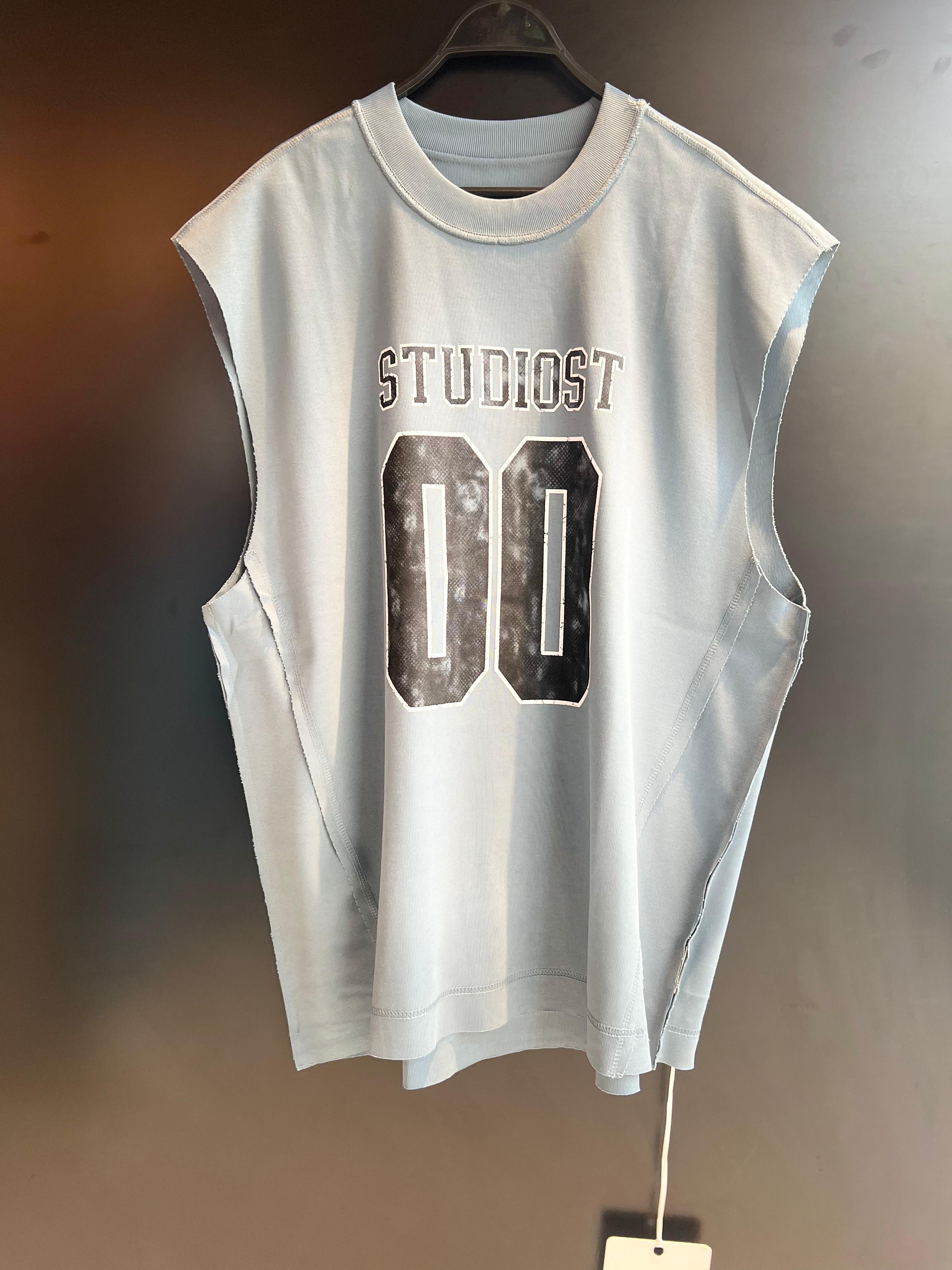 "STUDIOST 00" Washed Sleeveless Tee