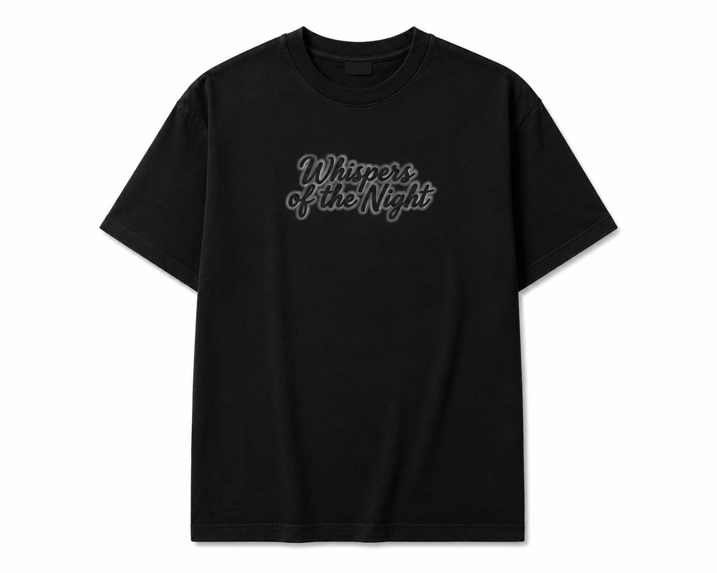 Whispers of the Night Oversized Graphic T-Shirt