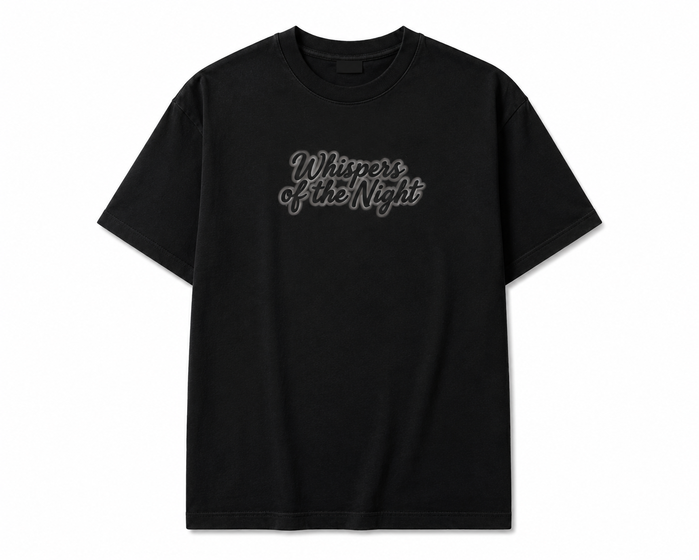 Whispers of the Night Oversized Graphic T-Shirt
