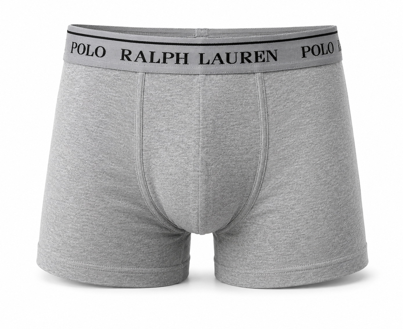Polo Ralph Lauren Men's 3-Pack Stretch Cotton Classic Trunks – Black, White & Grey