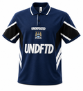 UNDFTD Navy Performance Streetwear Polo Jersey