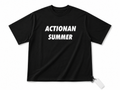 Men's Black Oversized Graphic T-Shirt – Actionan Summer Streetwear Tee