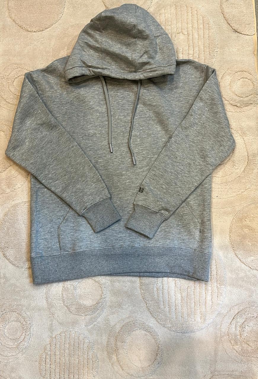 Pull & Bear Essential Comfort Fit Hoodie - Heather Grey