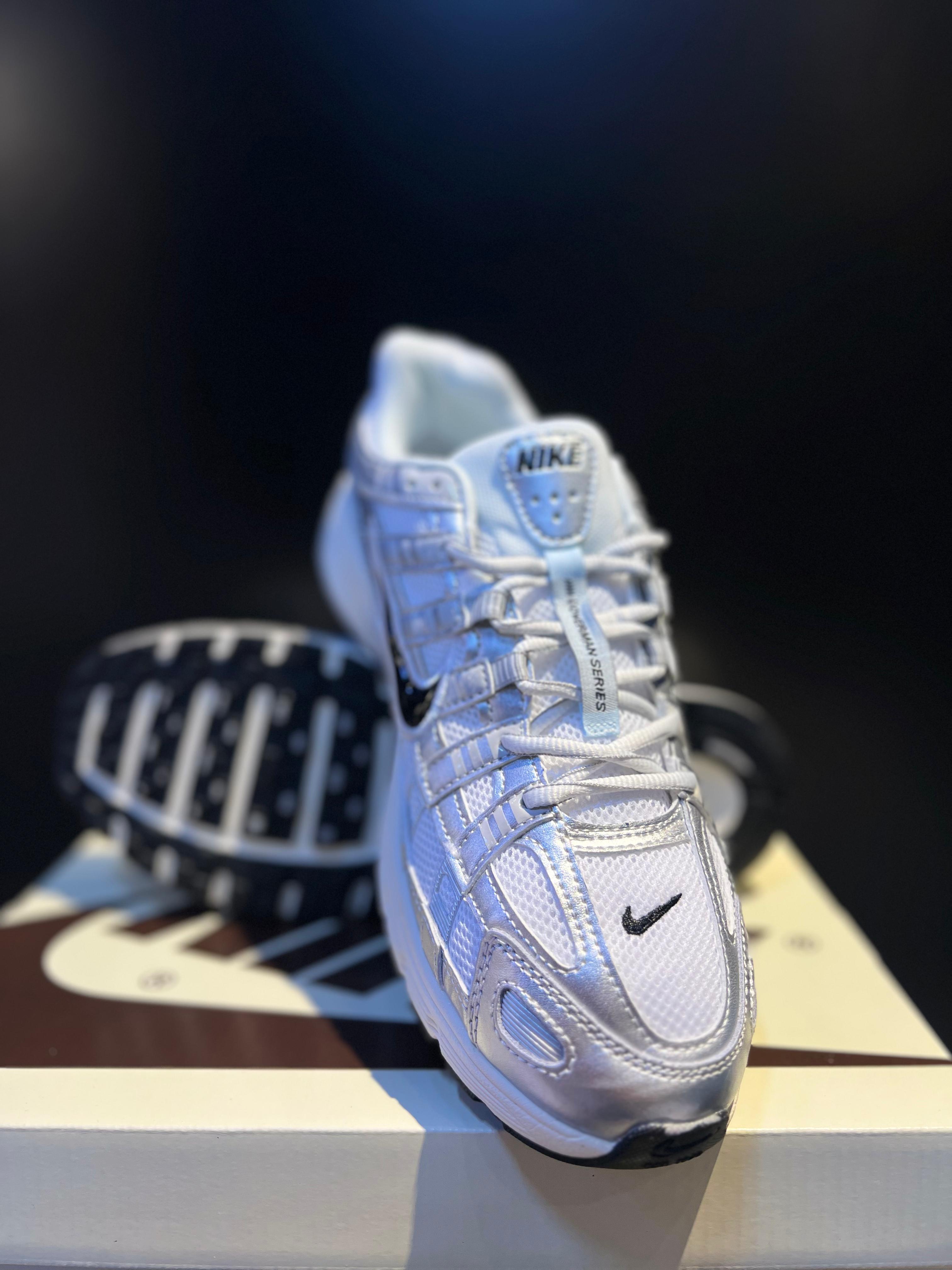 Nike P-6000 Metallic Silver & White Edition