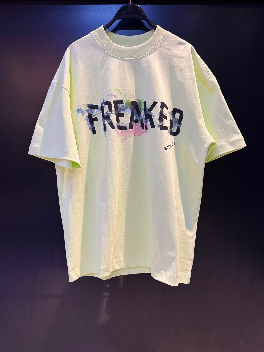 Light green "FREAKED" Graphic T-Shirt
