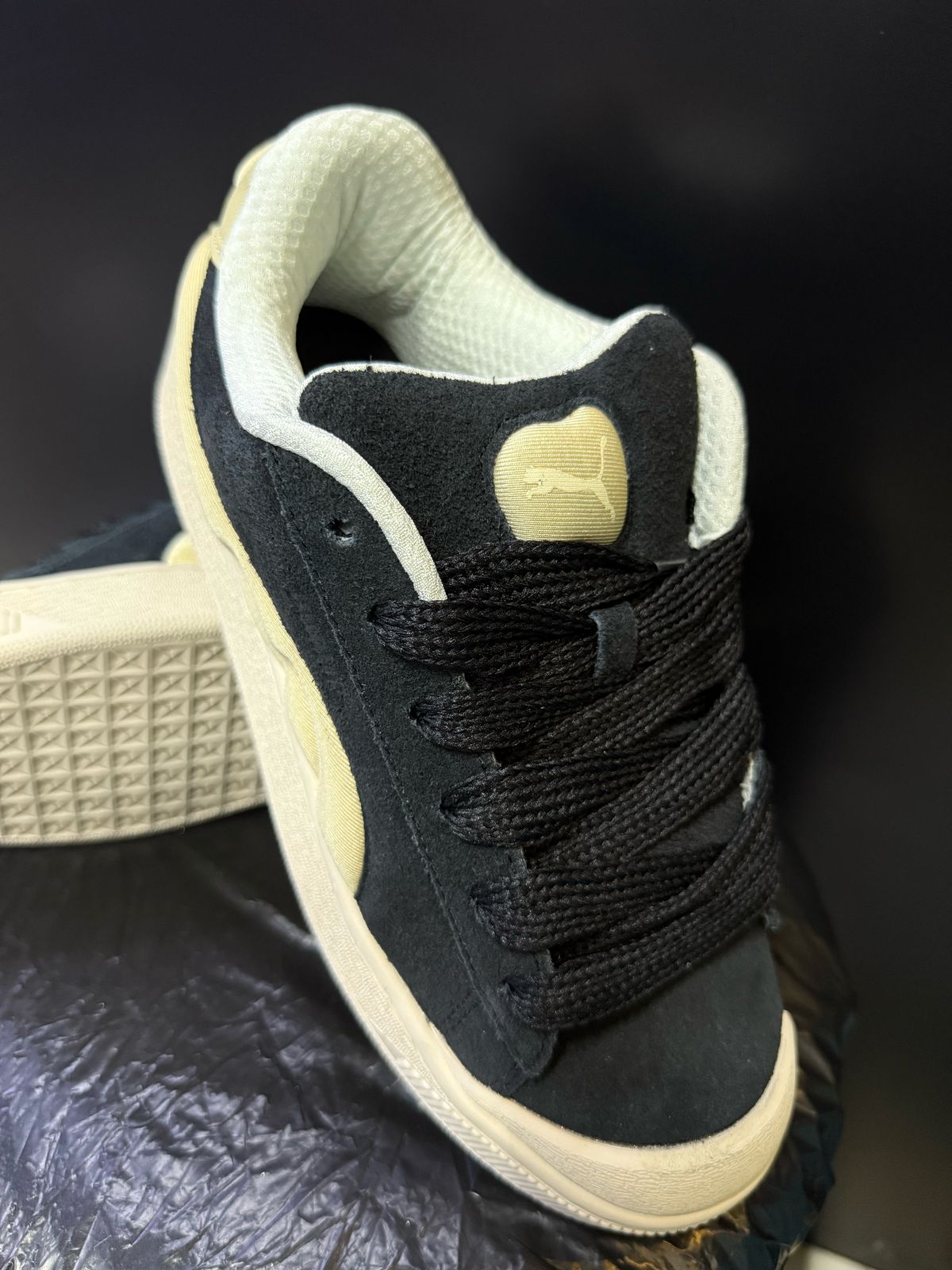 Puma Suede Crush - Black & Cream