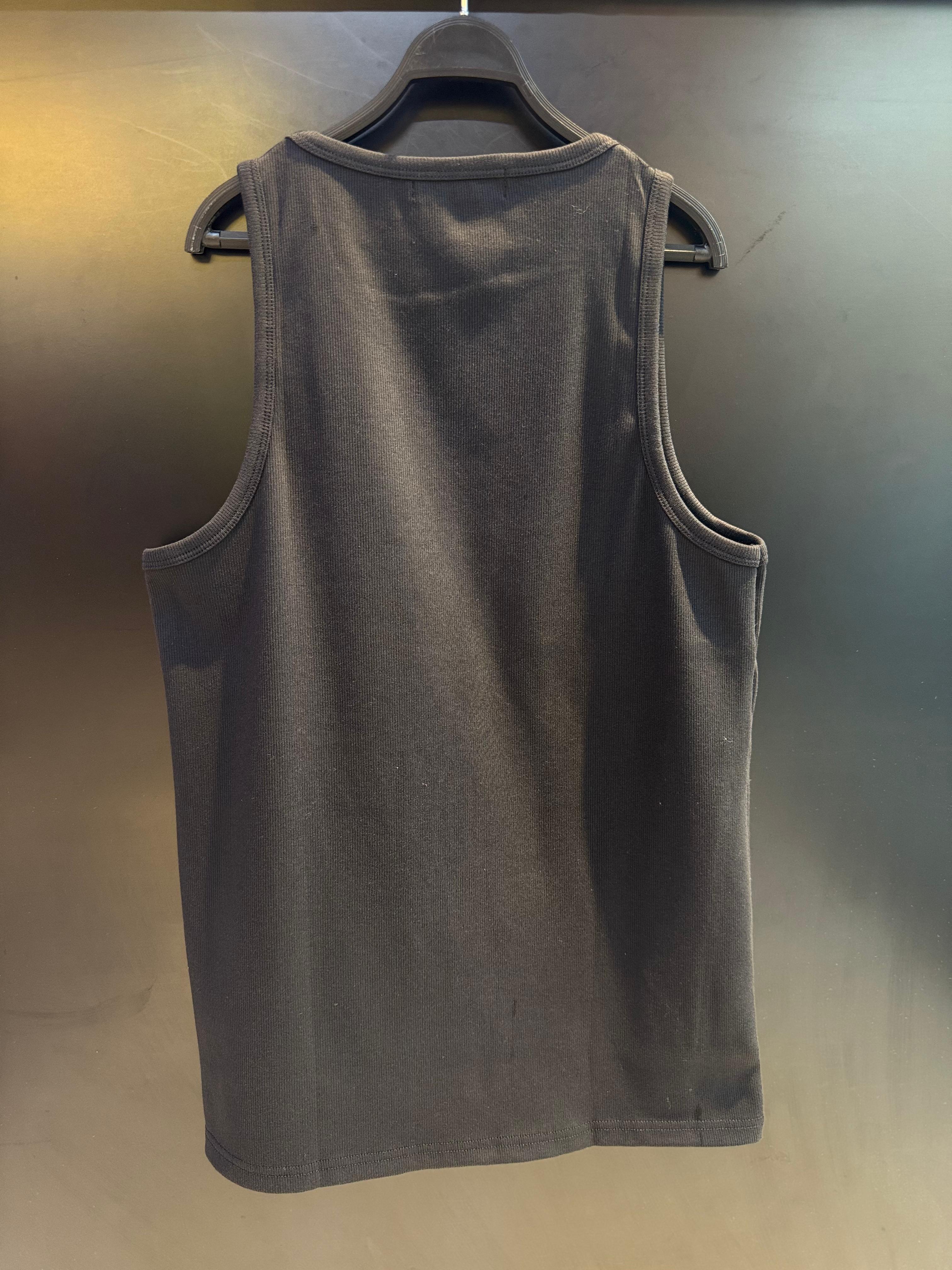 Zara NEW Black Ribbed Tank Top