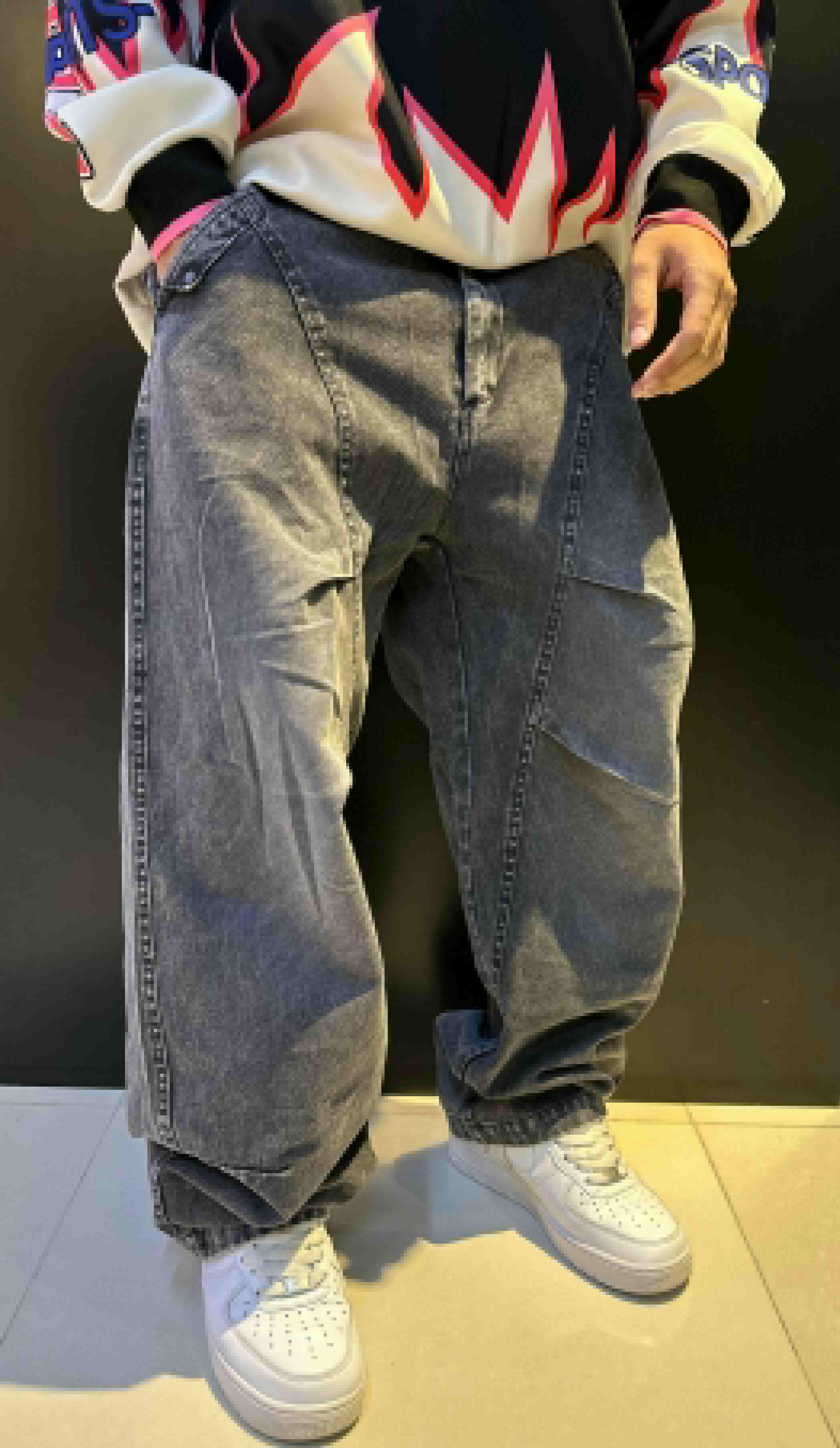 Y2K Baggy Acid Wash Denim Jeans