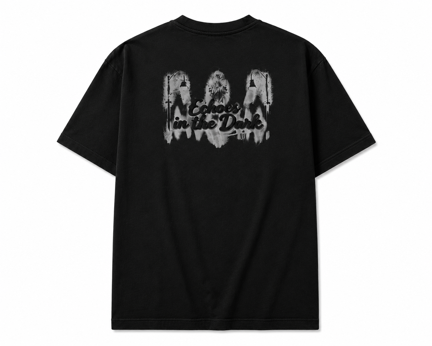 Whispers of the Night Oversized Graphic T-Shirt