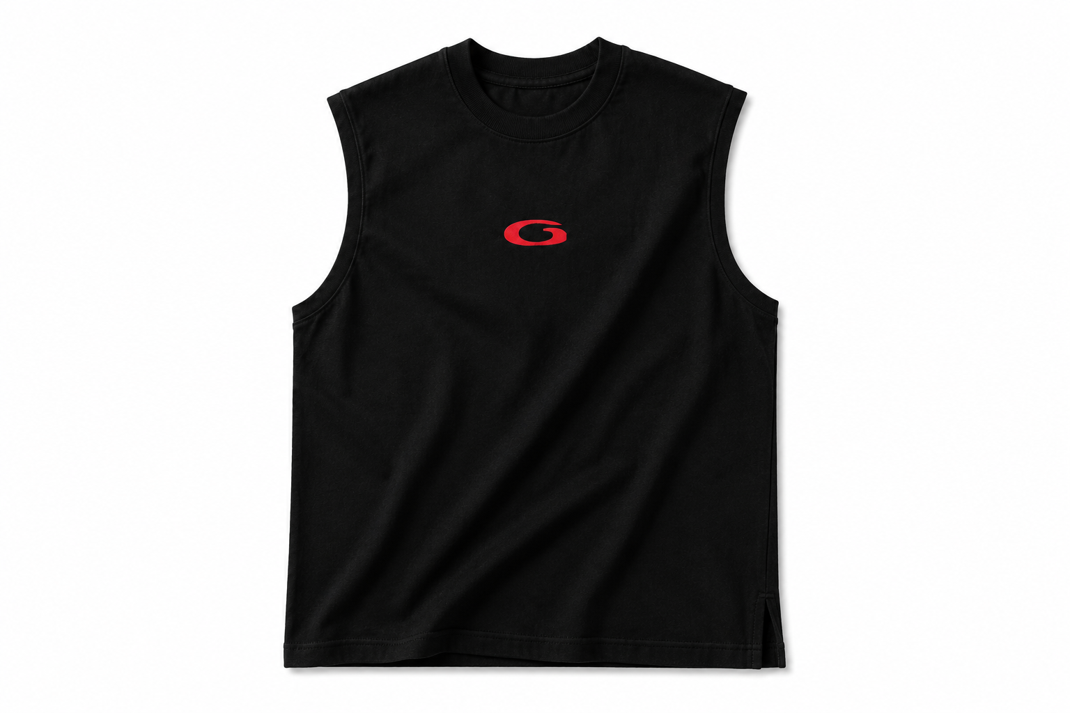 Black BLSKSTUDIO Sleeveless Muscle Tee