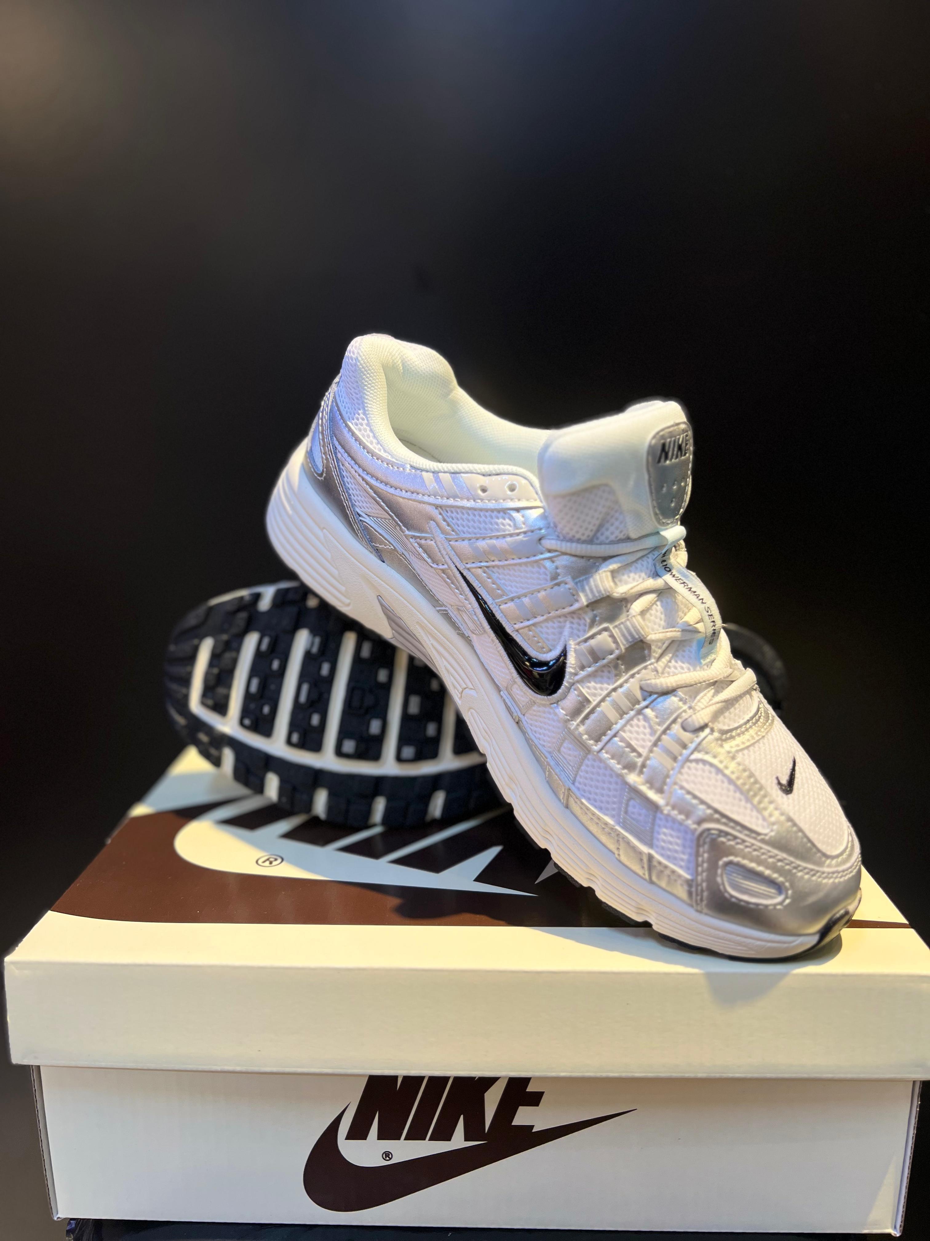 Nike P-6000 Metallic Silver & White Edition