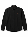 Loro piano Black Textured Button-Up Shirt