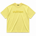 Vuitton Embossed Lemon Yellow Oversized T-Shirt – Premium Heavyweight Cotton