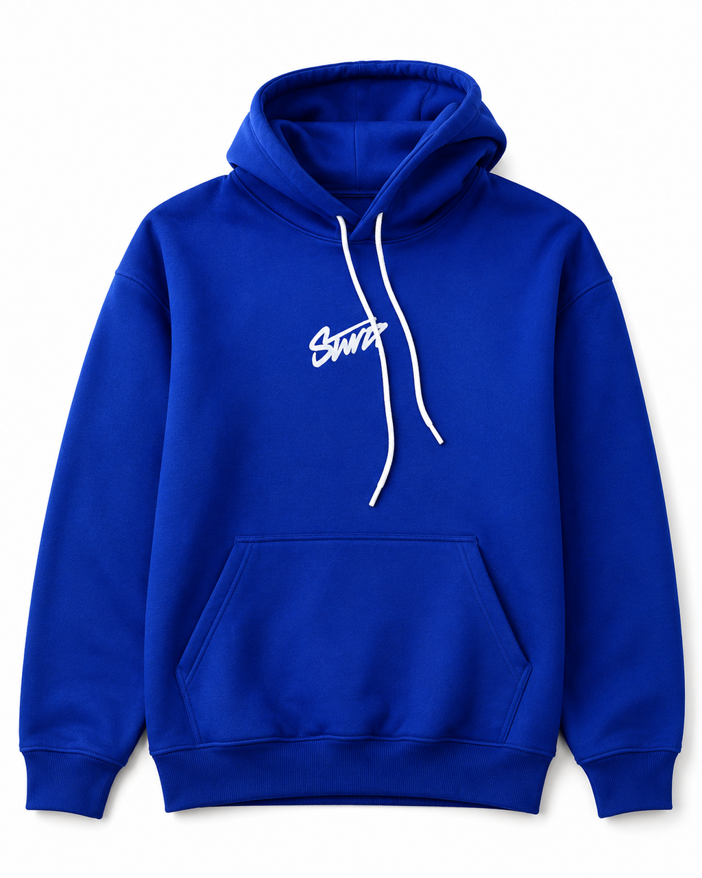 Royal Blue Graphic Logo Hoodie