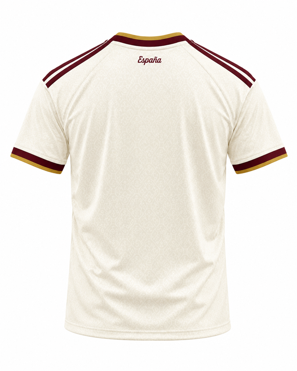 Spain 2026 Special Edition Away Football Jersey – Cream White & Maroon