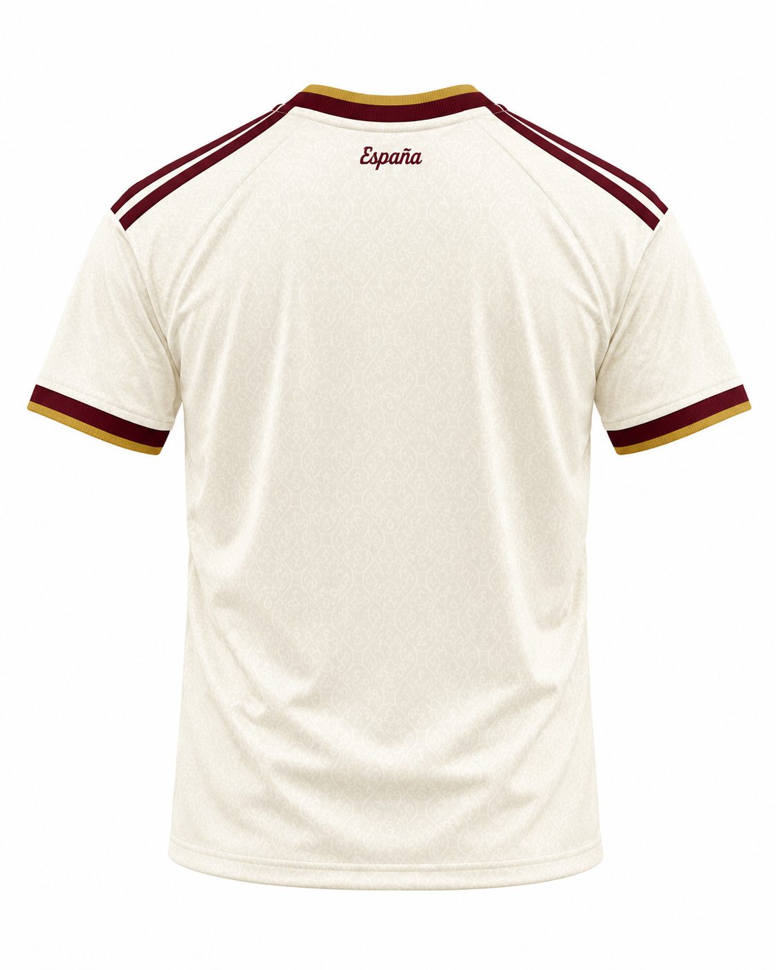 Spain 2026 Special Edition Away Football Jersey – Cream White & Maroon