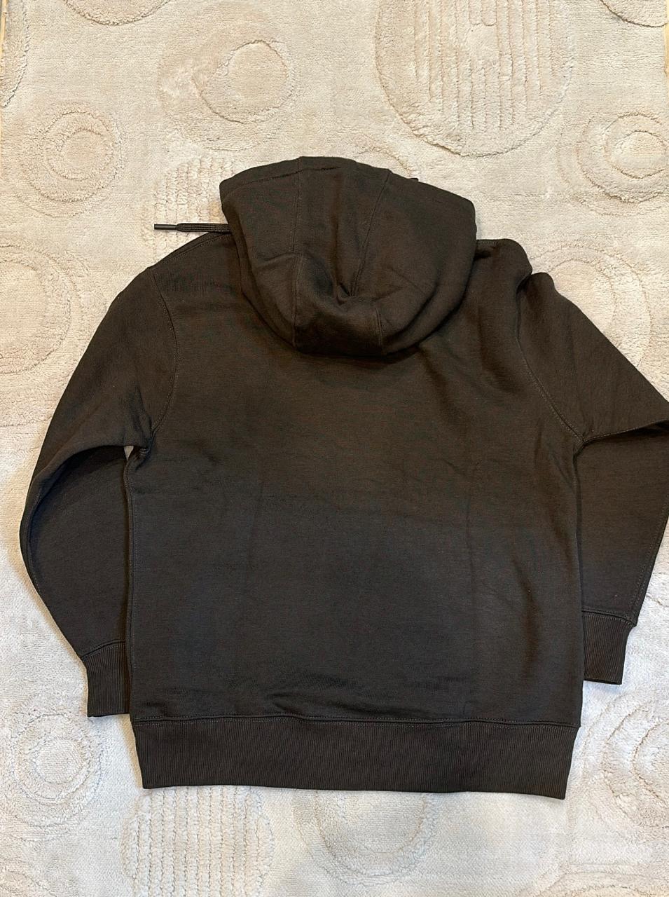 Pull & Bear Essential Oversized Hoodie - Dark Brown