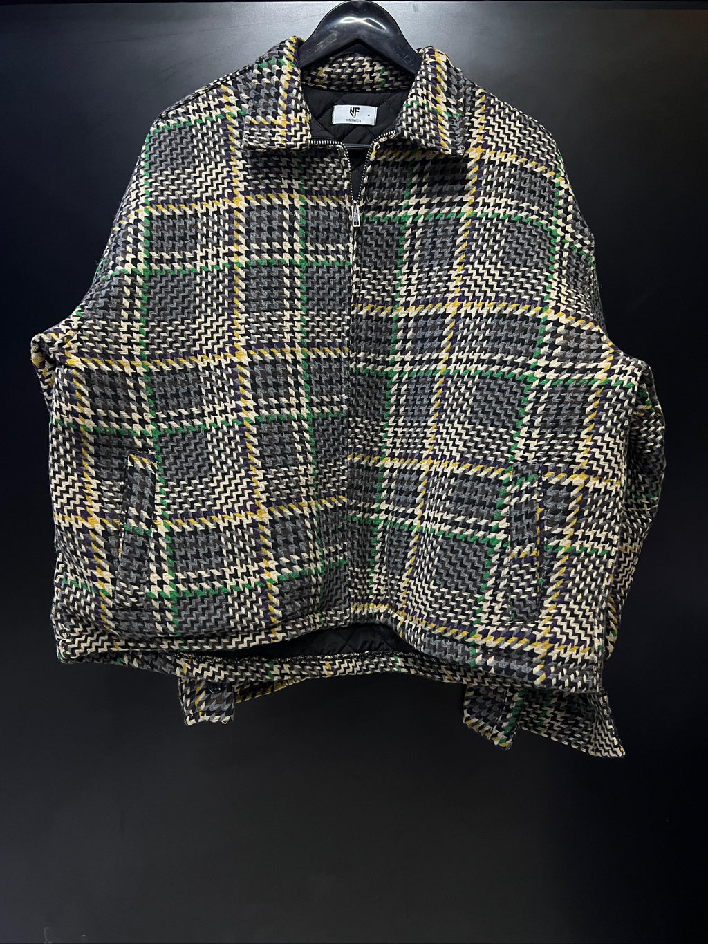 Tweed Yaseen Fits Jacket – BLACK & GREEN