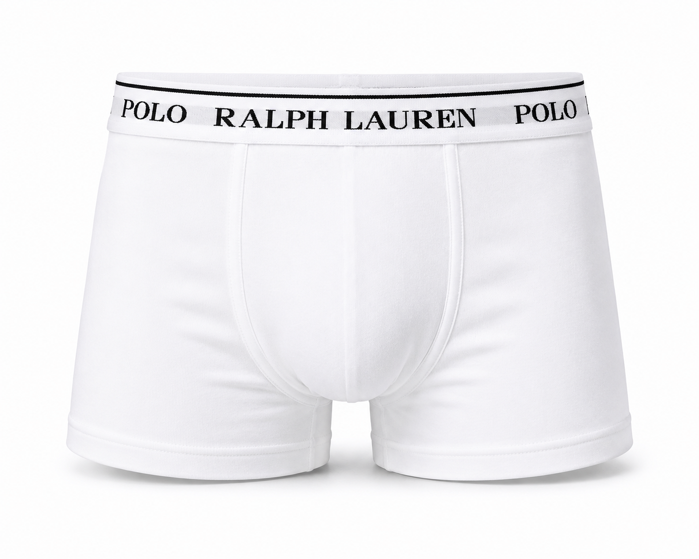 Polo Ralph Lauren Men's 3-Pack Stretch Cotton Classic Trunks – Black, White & Grey
