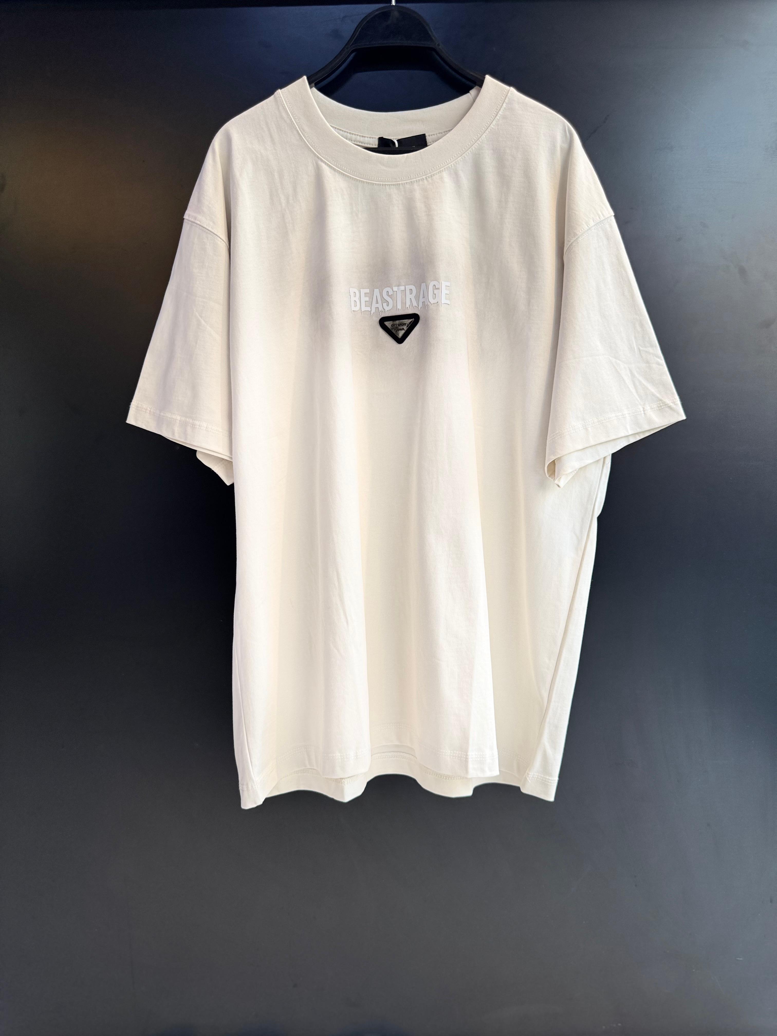 "Beastrage" Logo Oversized Tee