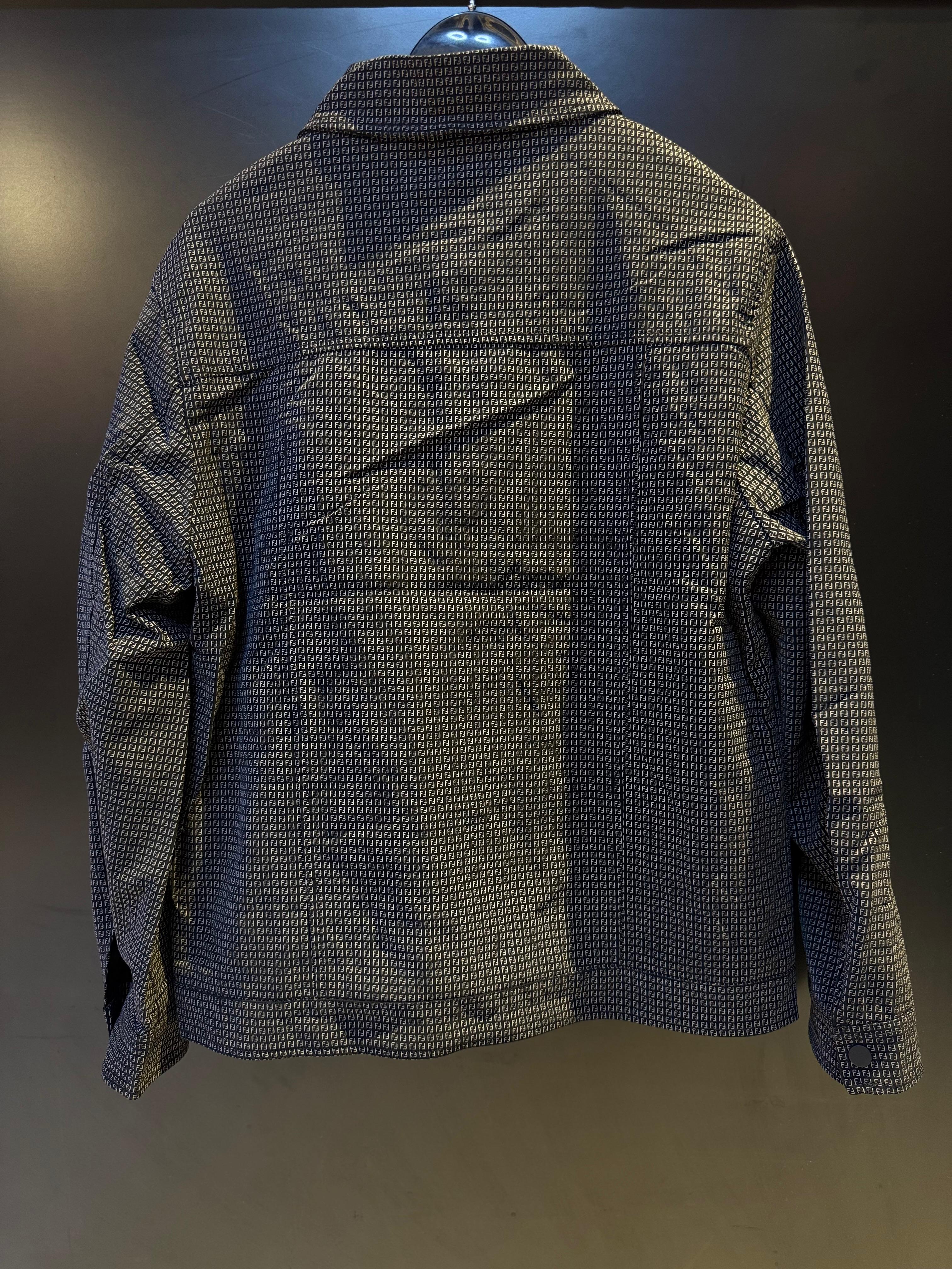 Black and White Geometric Patterned Jacket