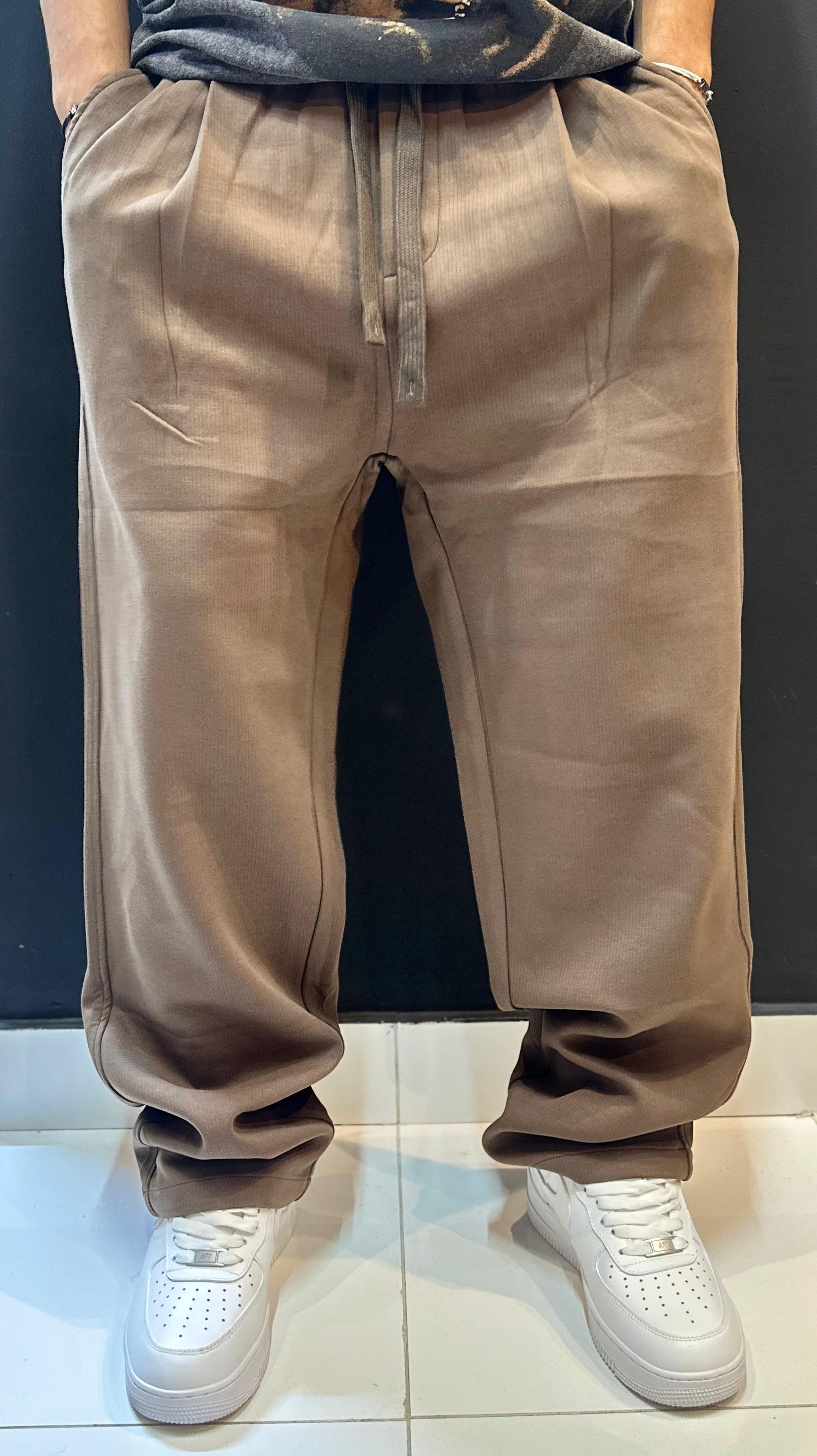 Chocolate Brown Heavyweight Baggy Sweatpants