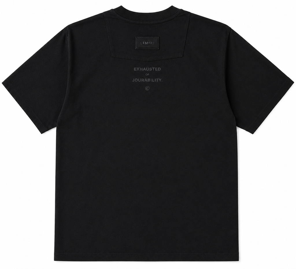 Minimalist Oversized Black Graphic T-Shirt