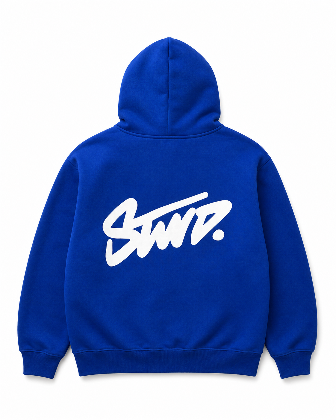 Royal Blue Graphic Logo Hoodie