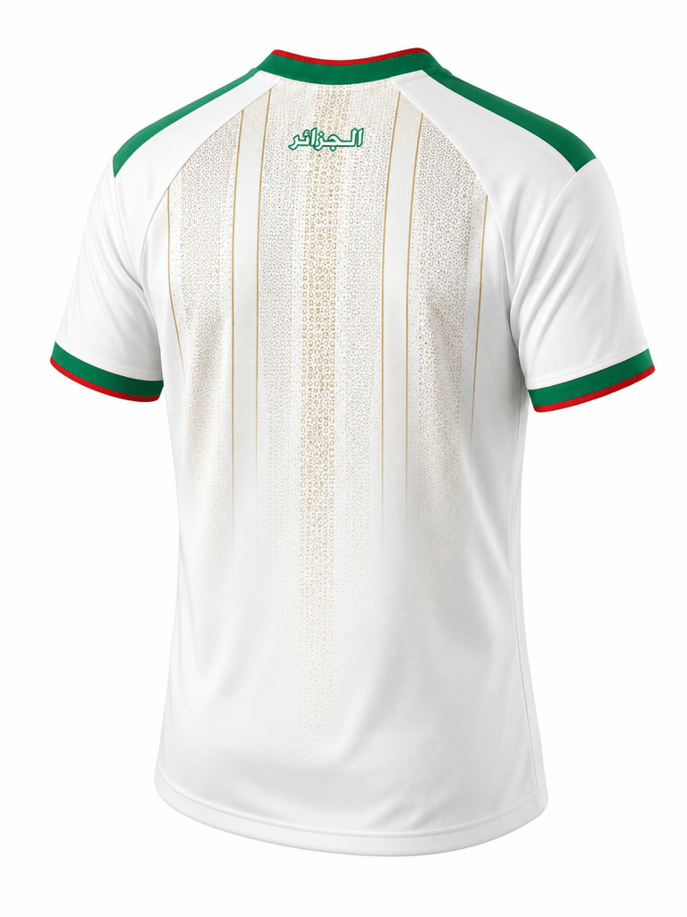 Algeria Away Football Jersey 2026 – White Edition - Darkdxb