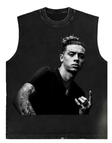 Attitude Muscle Tee — Dark Edition - Darkdxb