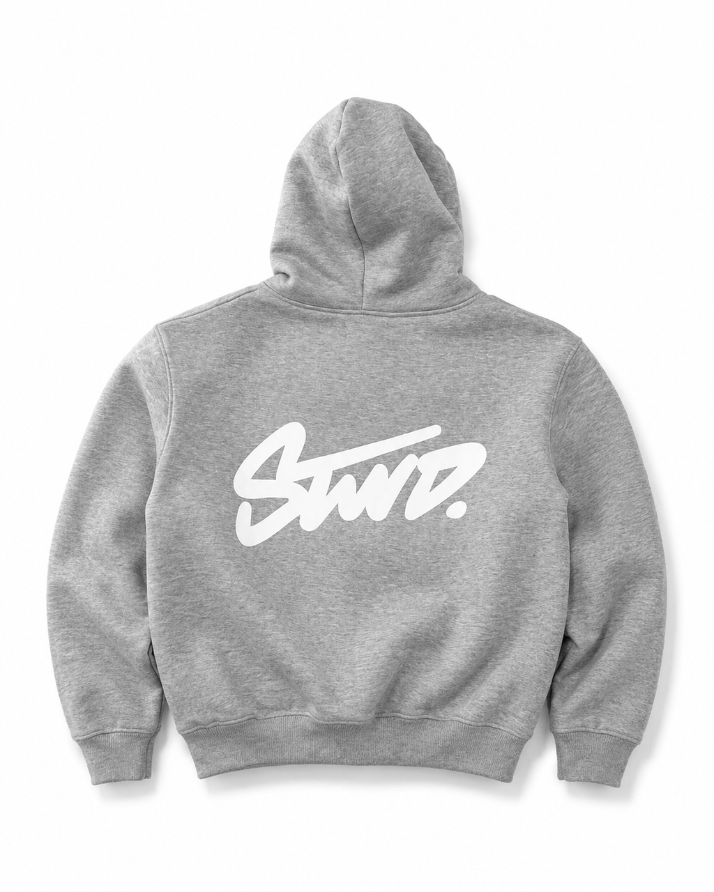 Stwd Grey Graphic Logo Hoodie