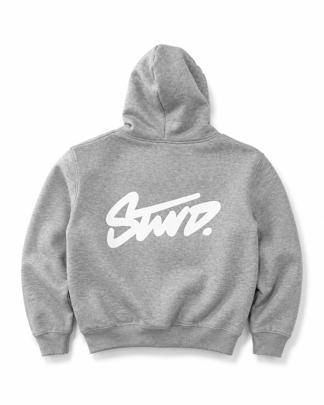 Stwd Grey Graphic Logo Hoodie